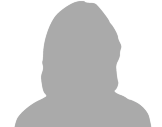 Grå siluett av en kvinna.