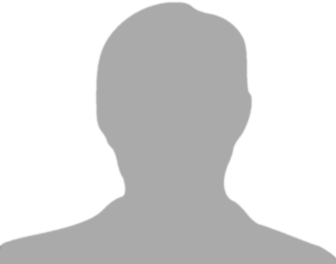 Grå siluett av en man.